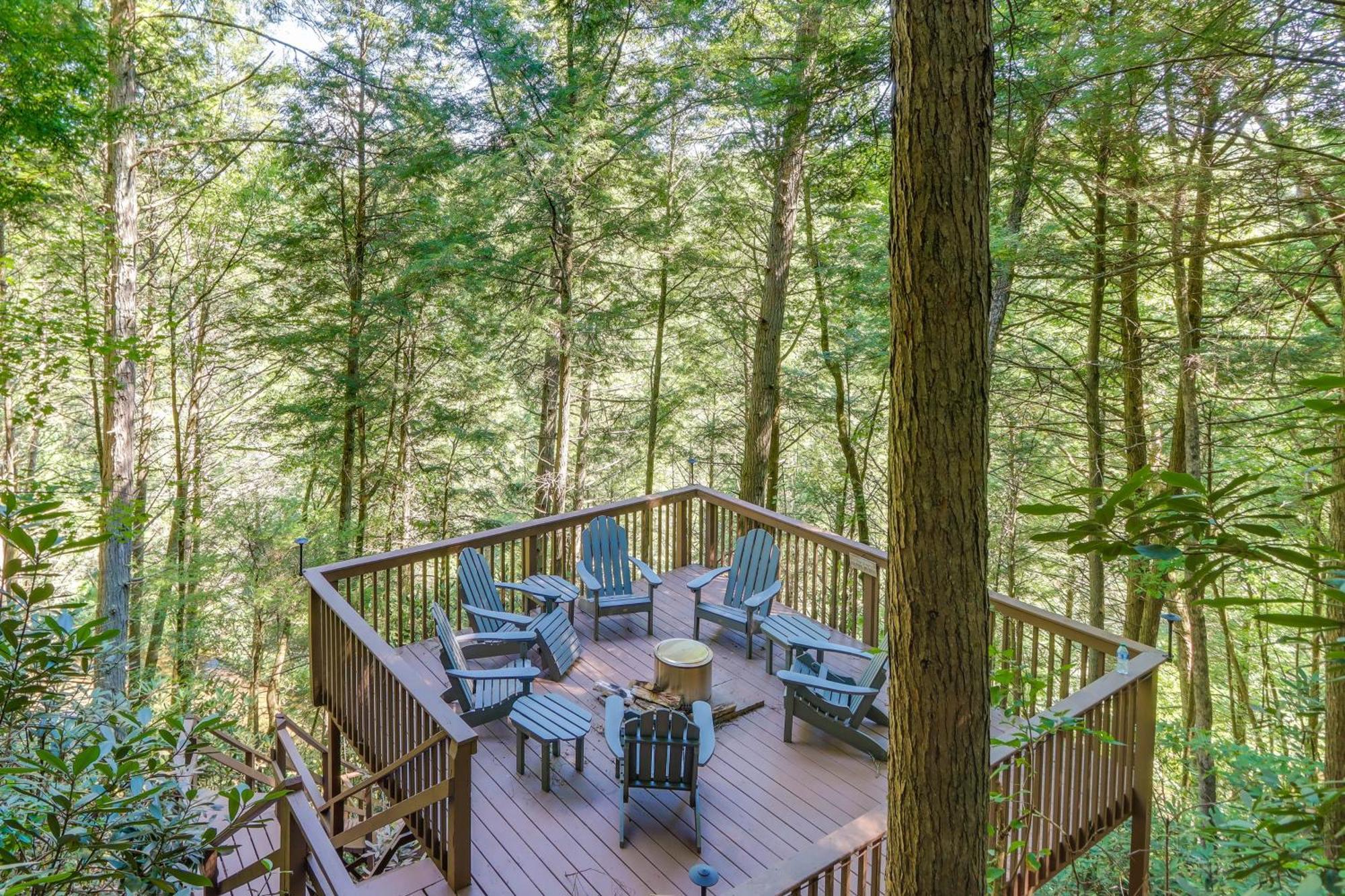 Luxe Fightingtown Creek Cabin 2 King Suites And Spa Epworth Extérieur photo